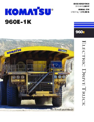 Pevné dampry Komatsu 960E-1K