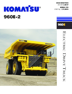 Pevné dampry Komatsu 960E-2