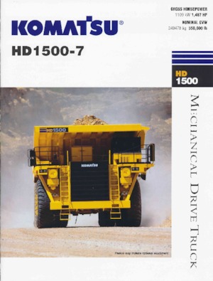 Pevné dampry Komatsu HD1500-7