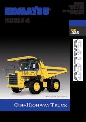 Pevné dampry Komatsu HD325-6