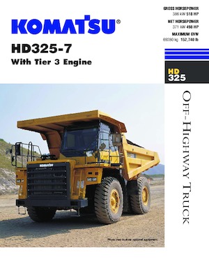 Pevné dampry Komatsu HD325-7