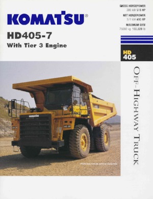 Pevné dampry Komatsu HD325-7