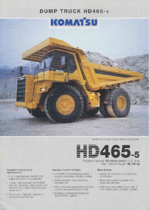 Pevné dampry Komatsu HD465-5