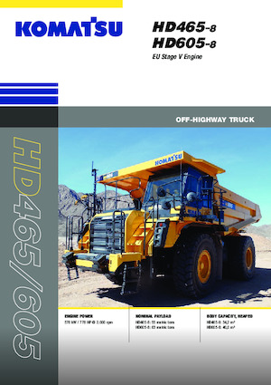 Pevné dampry Komatsu HD605-8E0