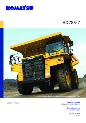Pevné dampry Komatsu HD785-7