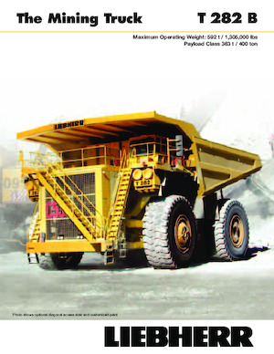 Pevné dampry Liebherr T282B