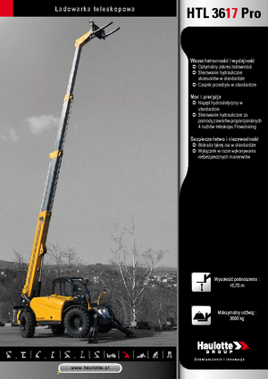 Teleskopické manipulátory Haulotte HTL3617