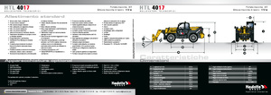 Teleskopické manipulátory Haulotte HTL4017