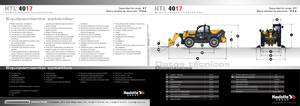 Teleskopické manipulátory Haulotte HTL4017