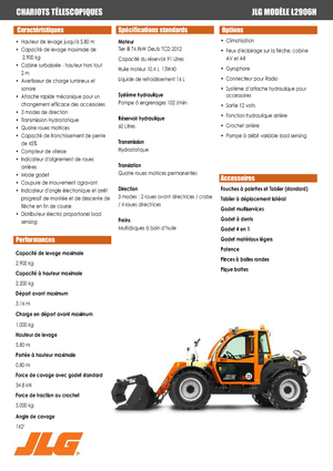 Teleskopické manipulátory JLG L 2906 H