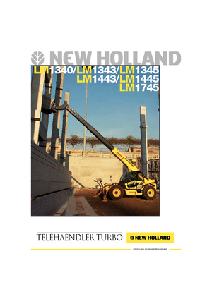 Teleskopické manipulátory New Holland LM 1745 turbo