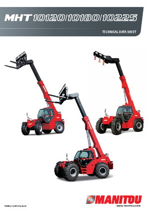 Teleskopické manipulátory Manitou MHT 10180