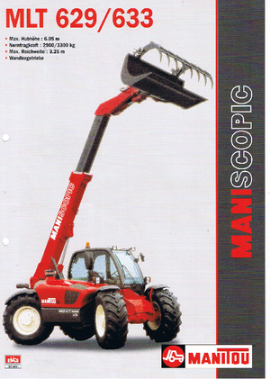 Teleskopické manipulátory Manitou MLT 629