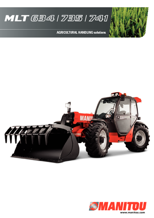 Teleskopické manipulátory Manitou MLT 634-120  LSU PS