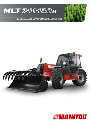 Teleskopické manipulátory Manitou MLT 741-120 H LSU