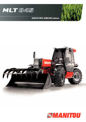 Teleskopické manipulátory Manitou MLT 845-120 LSU
