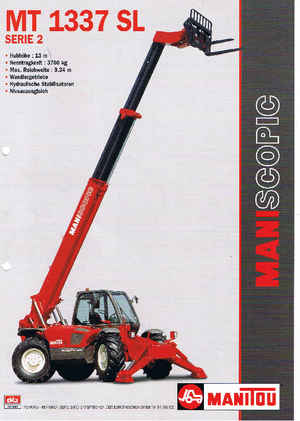 Teleskopické manipulátory Manitou MT 1335 SL