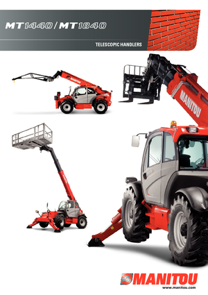 Teleskopické manipulátory Manitou MT 1840 Comfort