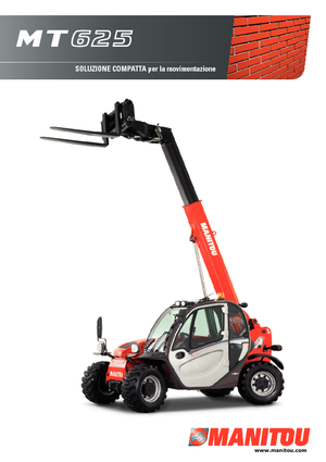Teleskopické manipulátory Manitou MT 625 T
