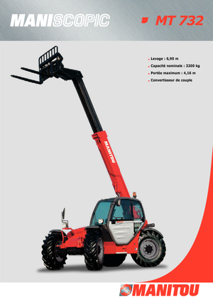 Teleskopické manipulátory Manitou MT 732