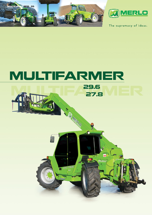 Teleskopické manipulátory Merlo Multifarmer 29.6