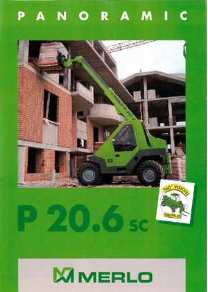 Teleskopické manipulátory Merlo P 20.6 SC