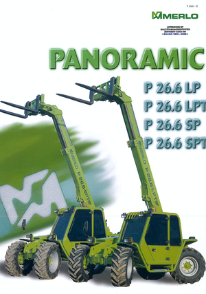 Teleskopické manipulátory Merlo P 26.6 LPT/SPT