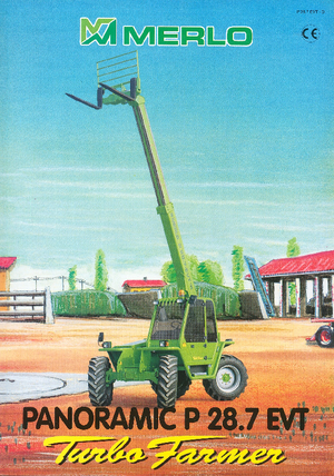 Teleskopické manipulátory Merlo P 28.7 EVT