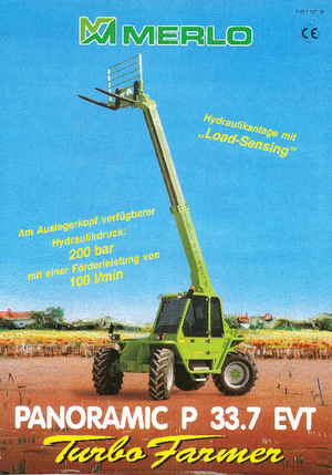 Teleskopické manipulátory Merlo P 33.7 EVT