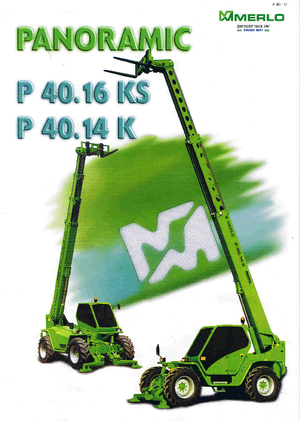 Teleskopické manipulátory Merlo P 40.14 K
