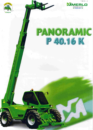 Teleskopické manipulátory Merlo P 40.16 K