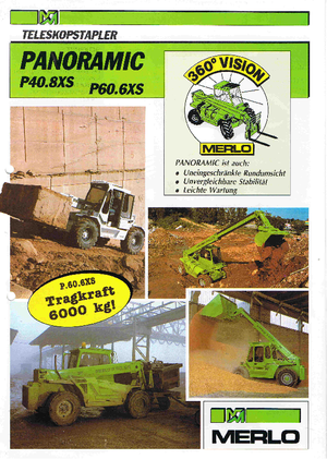 Teleskopické manipulátory Merlo P 60.6 XS