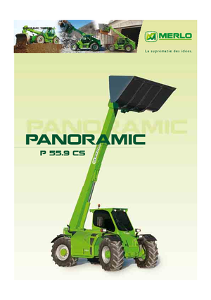 Teleskopické manipulátory Merlo Panoramic P 55.9 CS