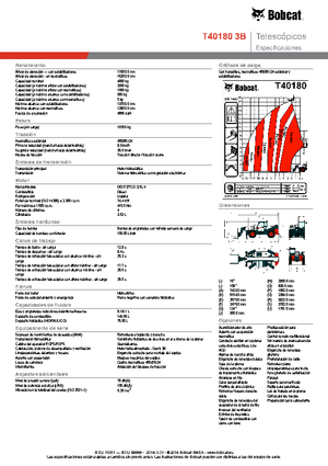 Teleskopické manipulátory Bobcat T40180 IIIB
