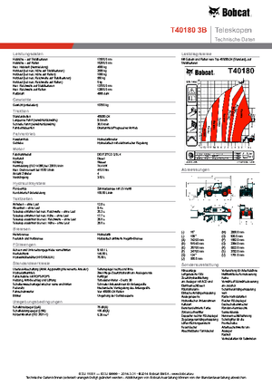 Teleskopické manipulátory Bobcat T40180 IIIB