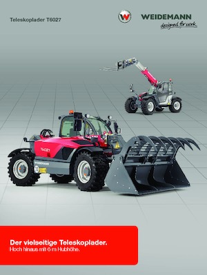 Teleskopické manipulátory Weidemann T6027