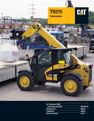 Teleskopické manipulátory Caterpillar TH215