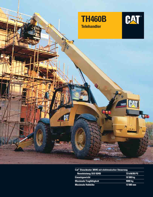 Teleskopické manipulátory Caterpillar TH 460 B
