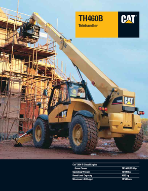 Teleskopické manipulátory Caterpillar TH 460 B