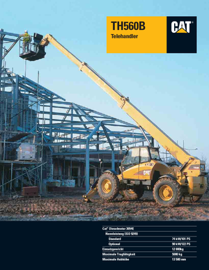 Teleskopické manipulátory Caterpillar TH 560 B