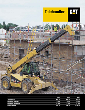 Teleskopické manipulátory Caterpillar TH 63