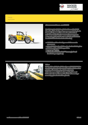 Teleskopické manipulátory Wacker Neuson TH955