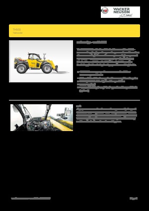 Teleskopické manipulátory Wacker Neuson TH955