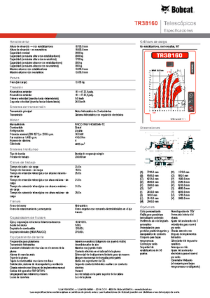Teleskopické nakladače s horní konstrukcí Bobcat TR38160