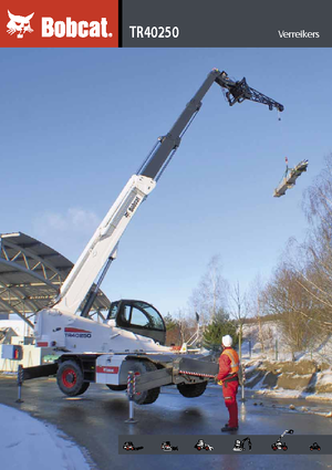 Teleskopické nakladače s horní konstrukcí Bobcat TR40250