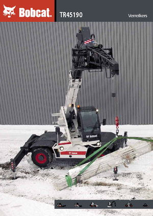 Teleskopické nakladače s horní konstrukcí Bobcat TR45190