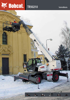 Teleskopické nakladače s horní konstrukcí Bobcat TR50210