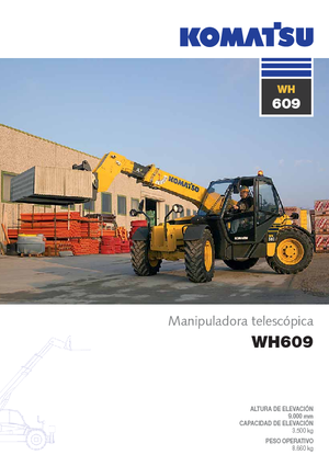 Teleskopické manipulátory Komatsu WH609