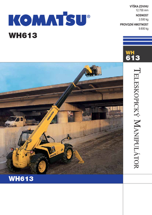 Teleskopické manipulátory Komatsu WH613