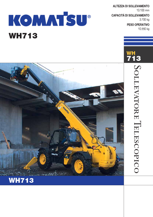 Teleskopické manipulátory Komatsu WH713